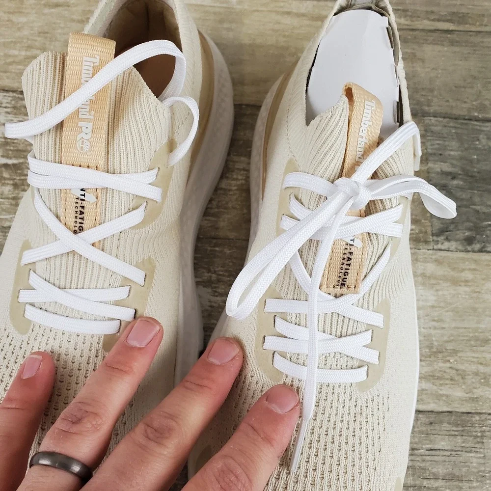Timberland Pro Setra Work Shoes Womens 6 M Beige‎ Composite Safety Toe Sneakers